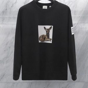 100% Authentic Burberry Deer Cotton Sweatshirt
